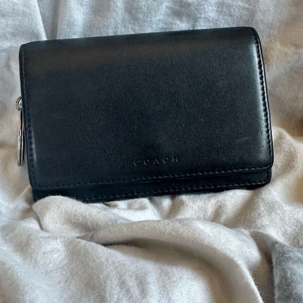Vintage Coach wallet multifunction key fob